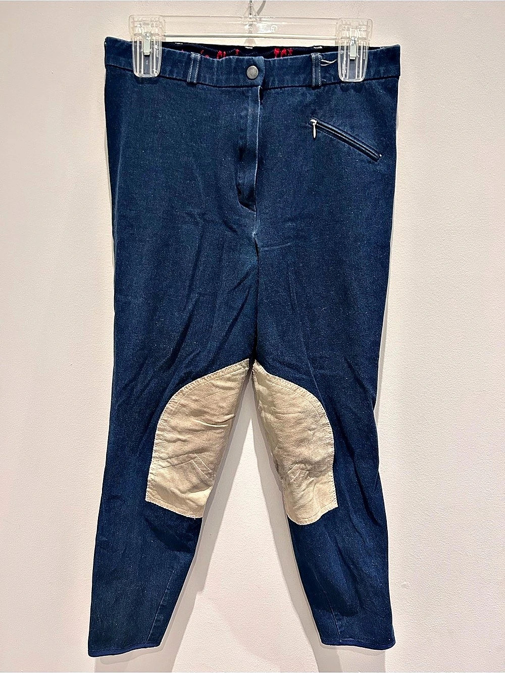 Trainer's Choice Equestrian Riding Leggings Blue Size 28R